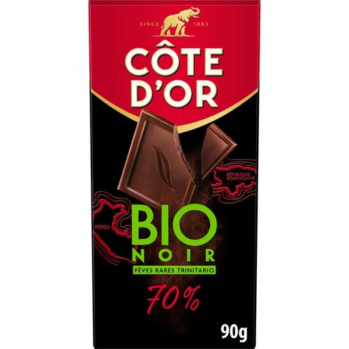 Côte d'Or Tablette Chocolat Noir 70% Bio 90g