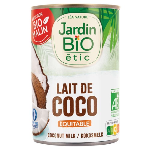 Jardin Bio Lait de coco, 400ml