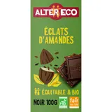 Alter Eco Chocolat Noir Du Pérou Aux Éclats D'Amandes, Bio 100g