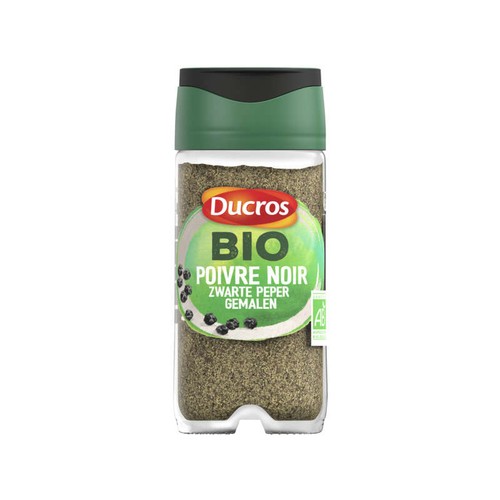 Ducros Poivre Noir Moulu Bio 43g