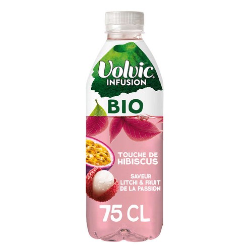 Volvic Infusion Hibiscus Litchi & Passion  Bio 75cl