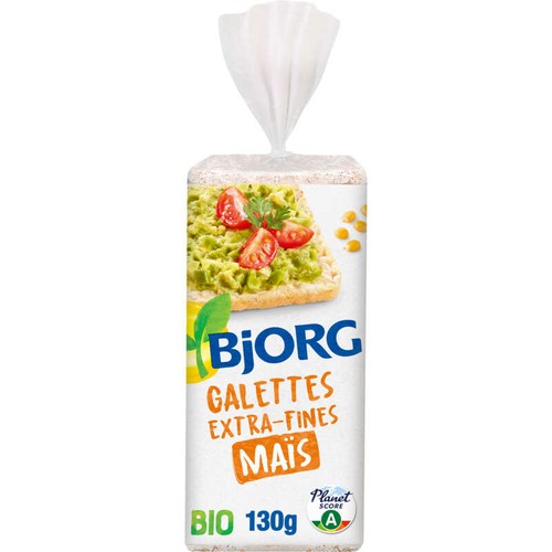 Bjorg Galettes Maïs Bio Sans Gluten 130g
