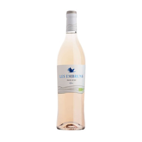 Les Embruns Vins De Pays Des Sables De Camargue Igp Rosé Bio 75cl