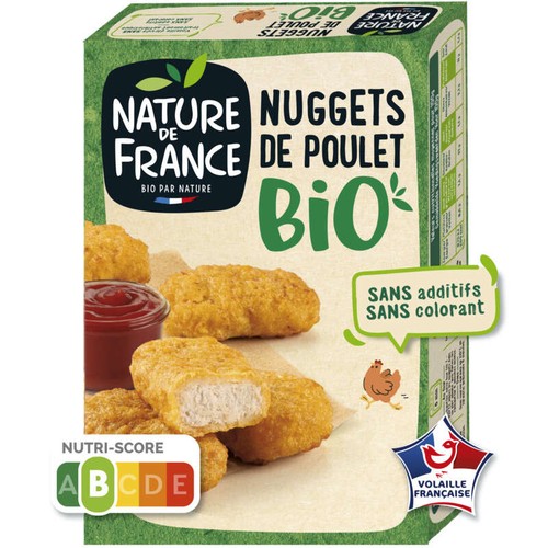 Nature de France Nuggets de volaille Bio 200g