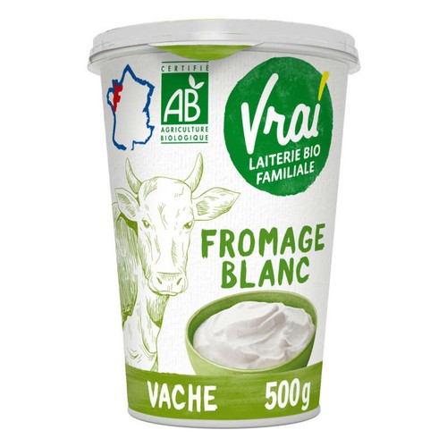 Vrai Fromage Blanc Nature 36% Mg Bio 500g