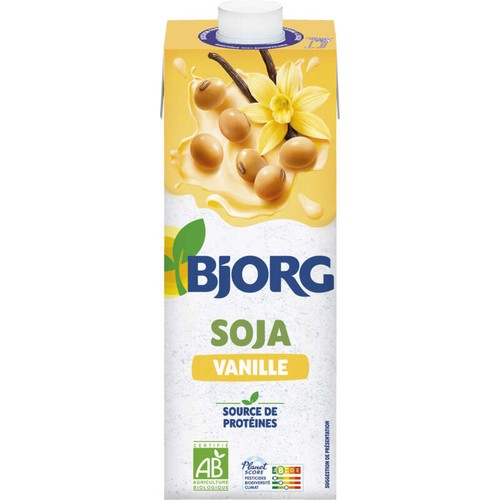 Bjorg Boisson Végétale Soja Vanille Bio 1L
