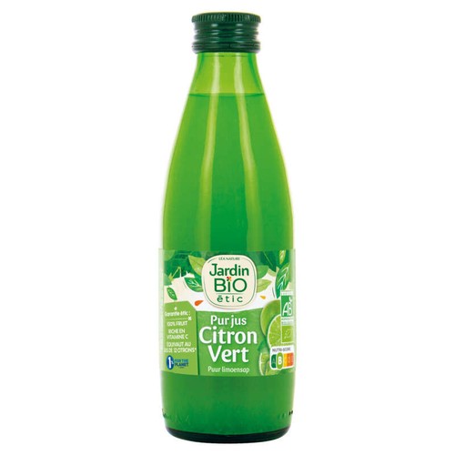 Jardin Bio Pur jus de citron vert 25cl