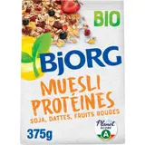 Bjorg Muesli Protéines, Soja, Dattes, Fruits Rouges, Bio 375g