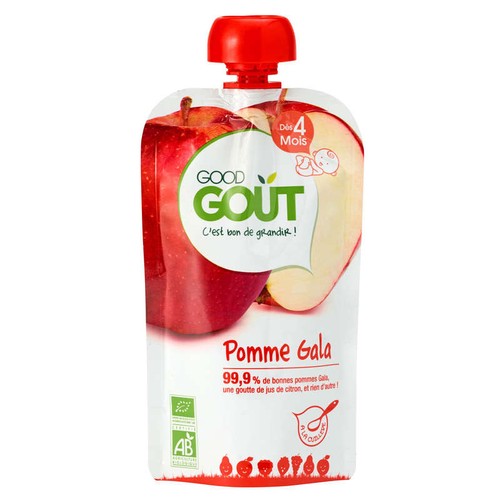 [Par Naturalia]  Good Gout Compote Gala Bio Dès 4 Mois 120g
