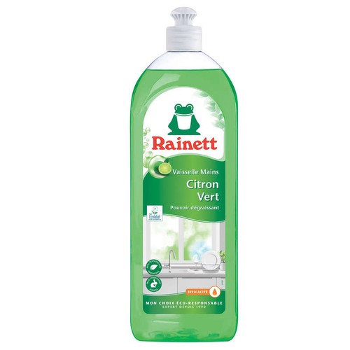 Rainett Liquide Vaisselle Main Dégraissant Citron Vert 750ml