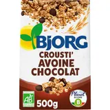 Bjorg Crousti' Avoine Chocolat, Bio 500g