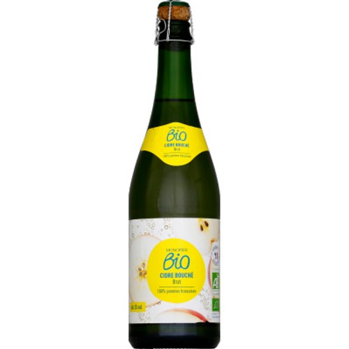 Monoprix Bio Cidre bouché brut bio 75cl