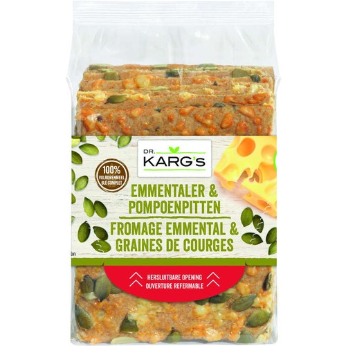 Dr Karg's Pain croustillant Emmental Bio 200g