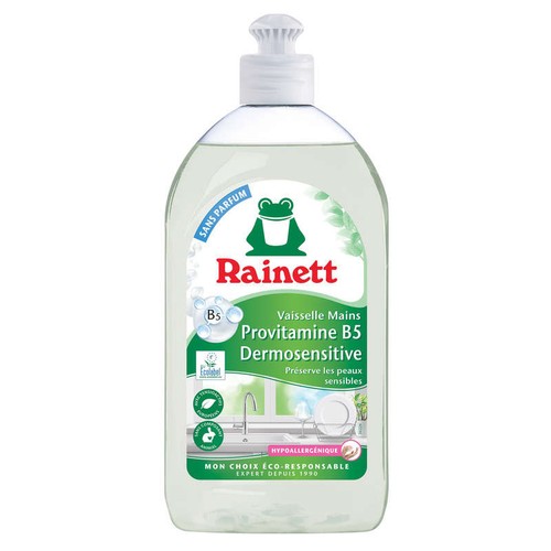 Rainett Liquide Vaisselle Main Écologique Dermosensitive 500ml