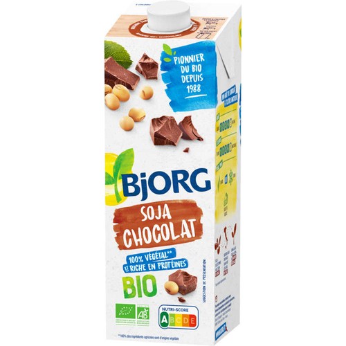 Bjorg Boisson végétale soja chocolat Bio 1L