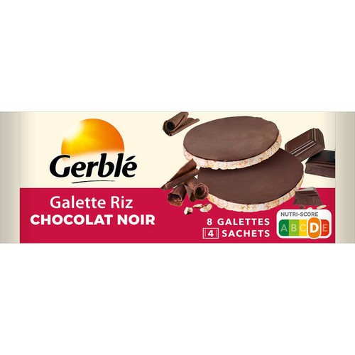 Gerblé Galette riz chocolat noir  130.4g