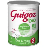 Guigoz Bio Lait en Poudre 2 eme Âge Dès 6 Mois jusqu'à 1 an 800g