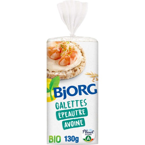 Bjorg Galettes Épeautre & Son D'Avoine Bio 130g