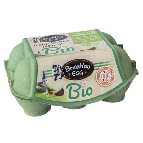 Breizh on egg œufs Bio x6