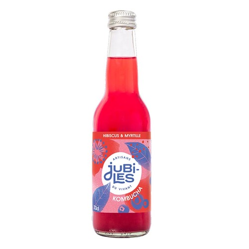 Kombucha Hibiscus myrtille 33cl