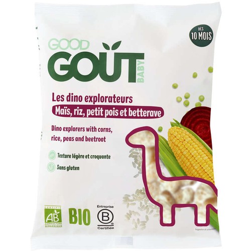 Goud Gout Dino explorateurs Biscuit Bio 35g
