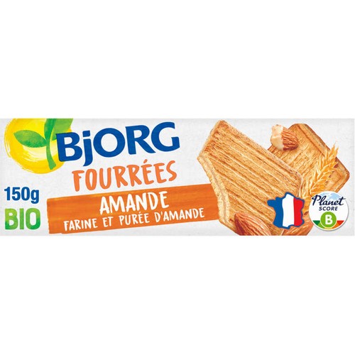 Bjorg Bio Fourrés amande 100% végétal 150g