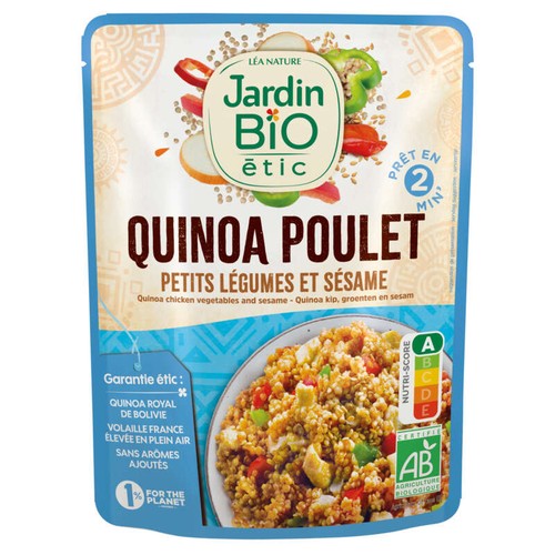 Jardin Bio Quinoa Poulet Et Sésame, 250g