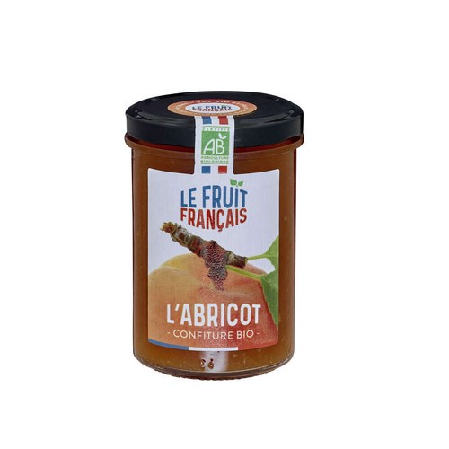 Le Fruit Français Confiture Bio à l'Abricot 250g