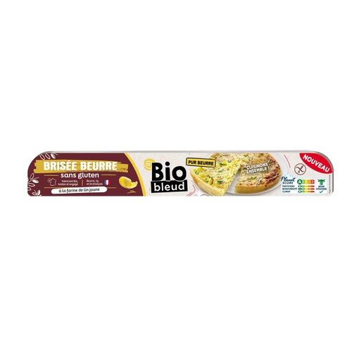 Biobleud Pâte brisée beurre Sans gluten 250g