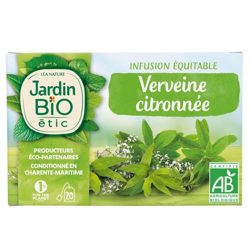 Jardin Bio Infusion verveine citronnée en sachets x20 280g