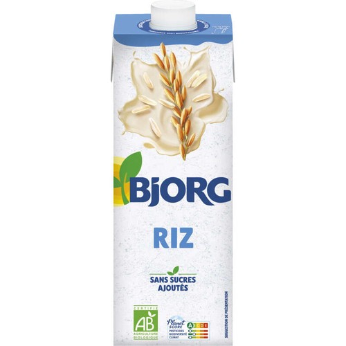 Bjorg Boisson Végétale Riz Nature Bio 1L