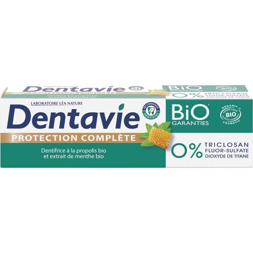 Dentavie Protection Complète, Dentifrice À La Propolis Bio 7,5cl