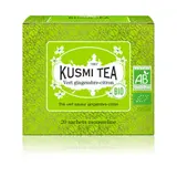 Kusmi Tea Thé Vert Gingembre-Citron Bio 20 Sachets Mousseline 40g