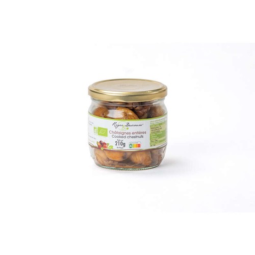 Roger Descours Châtaignes Entières à Sec Bio 210g