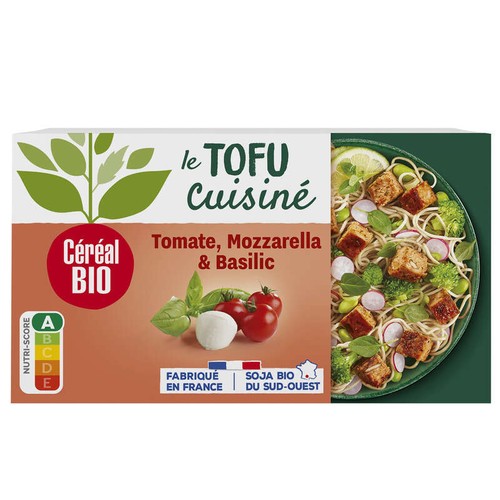 Céréal Bio Tofu cuisiné tomate mozza 180g