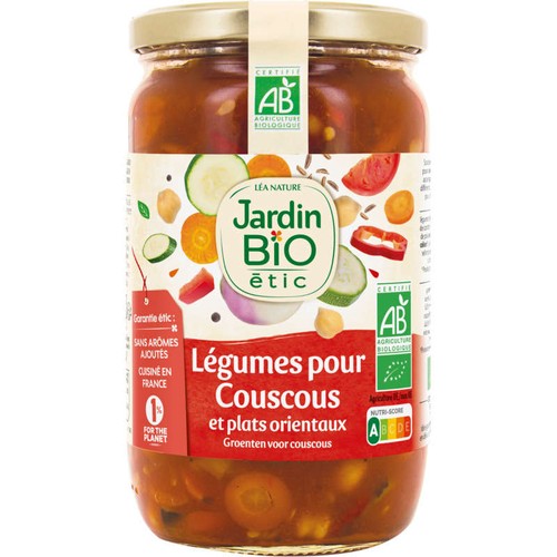 Léa Nature Jardin Bio Assortiment De Légumes Couscous Bio 660g