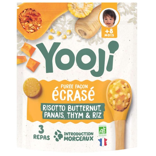 Yooji Écrasé façon risotto dès 8 mois Bio  400g