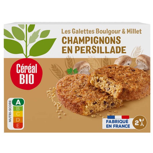 Céréal Bio Galette Millet Champignons 200g