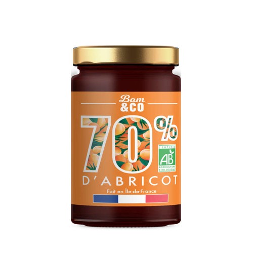 BAM&Co Confibam Confiture Abricot Bio 225g