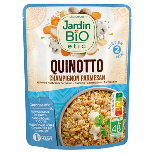 Jardin Bio Quinotto Quinoa, champignon et parmesan 220g