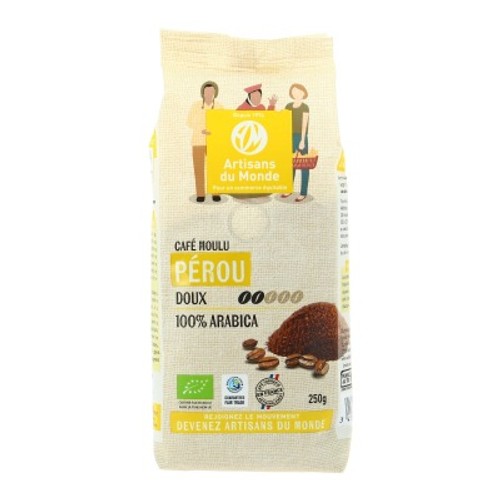 [Par Naturalia] Artisans Du Monde Café Pur Arabica Moulu Pérou Bio 250g