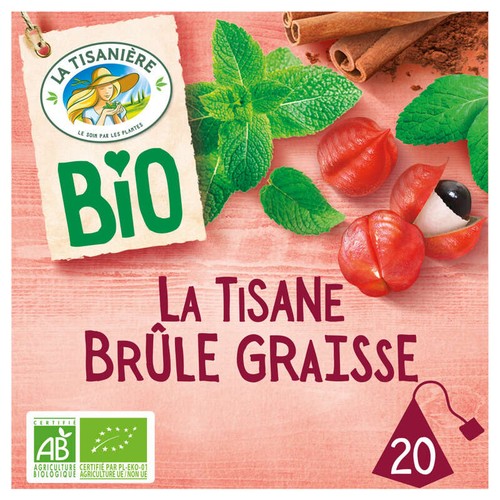 La Tisanière 20 Sachets Brule Graisse Bio La Tisanière 30g
