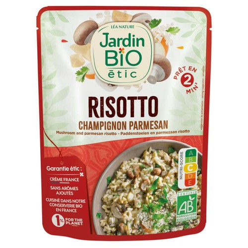 Jardin Bio Risotto champignon et parmesan 220g