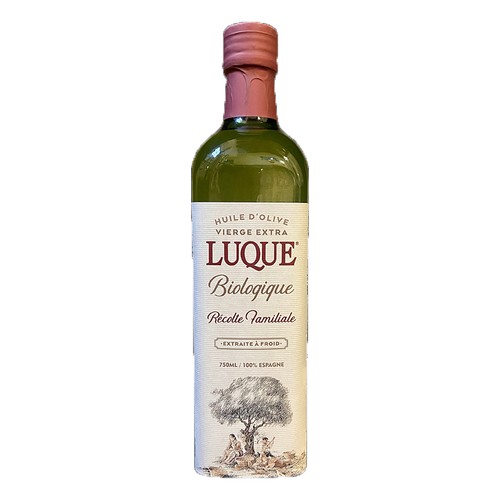 Luque Huile d'Olive Vierge Extra Bio Recette Familiale 75cl