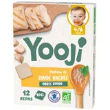 Yooji Potiron de Dinde Hachée Bio dès 6 mois x12 120g