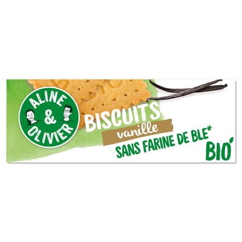 Aline & Olivier Biscuit Bio Vanille 150g
