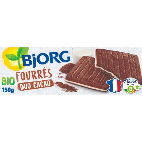 Bjorg Fourrés Duo Cacao, Bio 150g