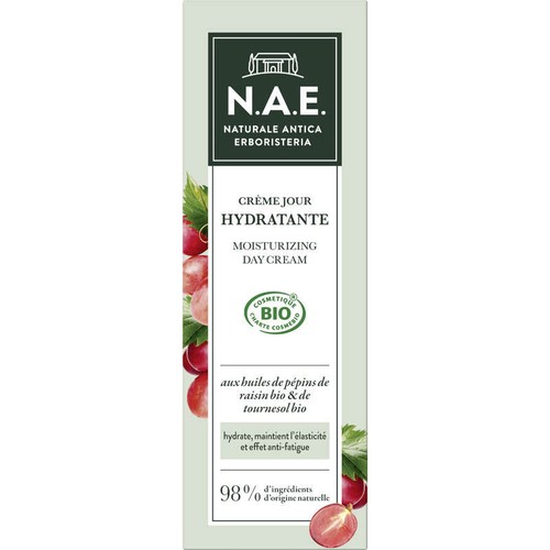 N.A.E. Crème Jour Hydratante Visage Certifiée Bio 50ml