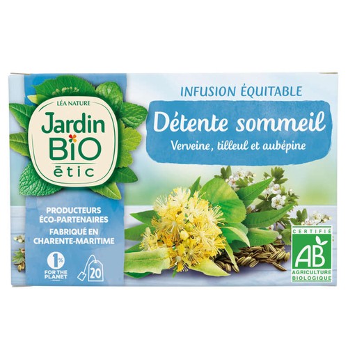 Jardin Bio Infusion détente sommeil  x20 - 30g