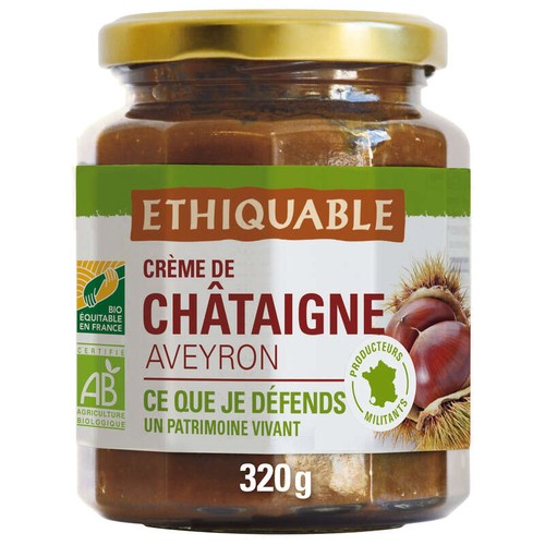 Paysans Crème Bio de Châtaigne Ardèche Equitable & Bio 320g